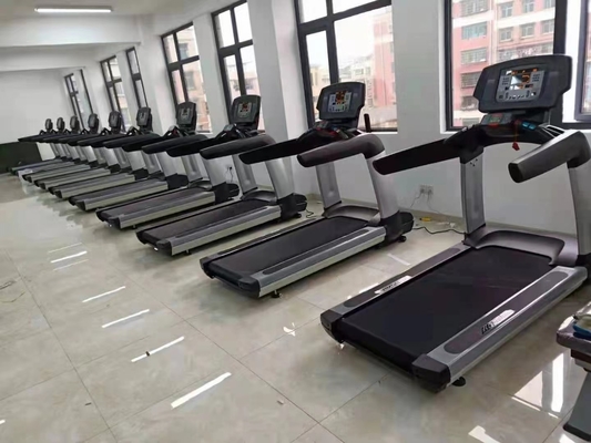 45-47cm 너비 전기 드라이브 상업용 피트니스 장비용 스틸 트레드밀 기계
