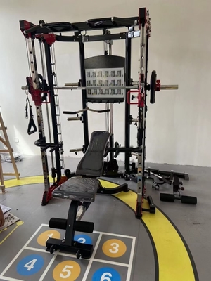 80kg*2 웨이트 스택 다기능 홈 체육관 장비 어깨 가슴 다리 프레스