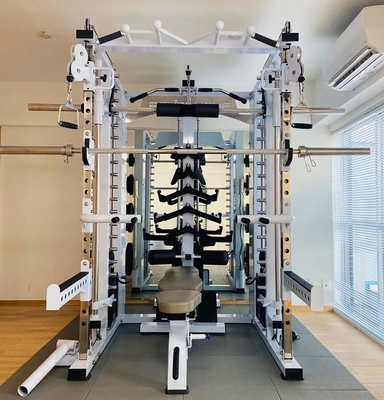 유니섹스 체력 훈련용 조정 가능한 펄리 다리 프레스 다기 스미스 기계