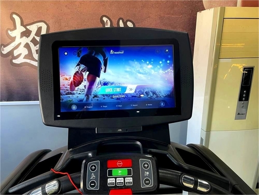 보디 빌딩 LED 스크린 및 속도 제어 장치로 모터화 된 전기 걷기 트레드밀