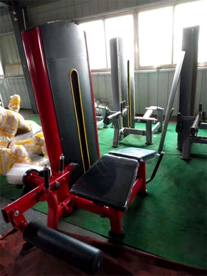 140kg 스틸 핀 로딩 조정 가능한 좌석 다리 확장 및 기울기 다리 쿨링 듀얼 기능 체육관 장비 중간 로더