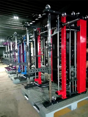 홈 체육관 힘 훈련과 함께 모든 기능 트레이너와 3 * 80KG 웨이트 스택