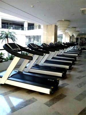 중량 탄력 운동 운동 트레드 밀 머신 유니섹스 체육관 장비 3.0HP 트레드 밀