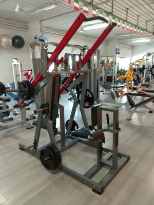 2 in 1 좌석 Iso-Lateral Chest/Back Plate 로딩 된 체육관 장비