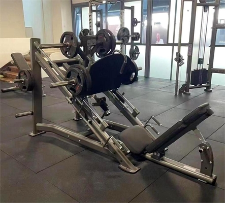 중간 로더 판 로딩 기계 45도 다리 프레스 해크 몸 조각을위한 squat