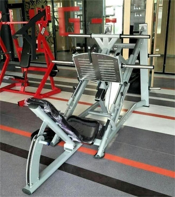 중간 로더 판 로딩 기계 45도 다리 프레스 해크 몸 조각을위한 squat