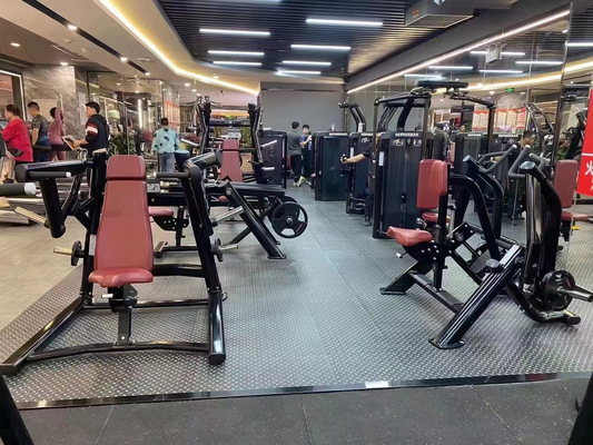 상업용 체육관 중량 로더 플레이트 로딩 어깨 압력 기계 핀 로드 선택