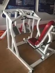 체육관 운동 스타일 플레이트 로딩 된 Iso 측면 다리 프레스 쿼드 다리 연장 컬 머신