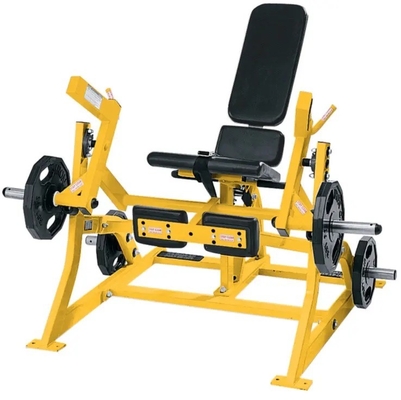 중량 로더 Iso lateral leg curl extension 힘 훈련용 조정 가능한 무게