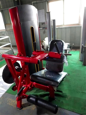 상업용 체육관 장비 핀 로딩 2 in 1 조절 가능한 좌석 다리 확장 다리 커블 기계