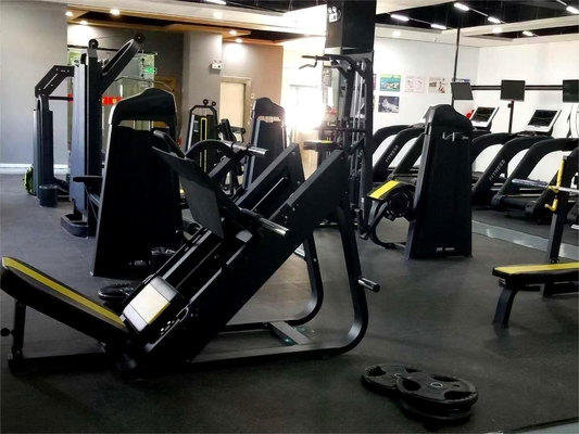 실내 체육관 장비 45도 다리 압력판 강도 훈련용 기계