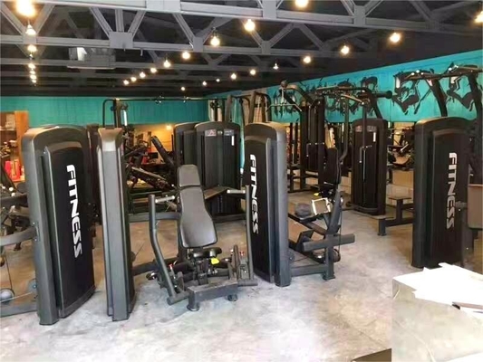 상업용 피트니스 장비용 중형 로더 핀 로딩 어깨 압축 기계