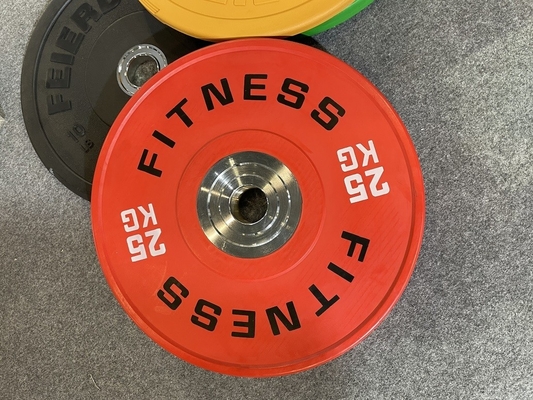 프로 헬스장비 판매용 구마로 코팅된 스틸 배머 무게판 2.5kg-25kg
