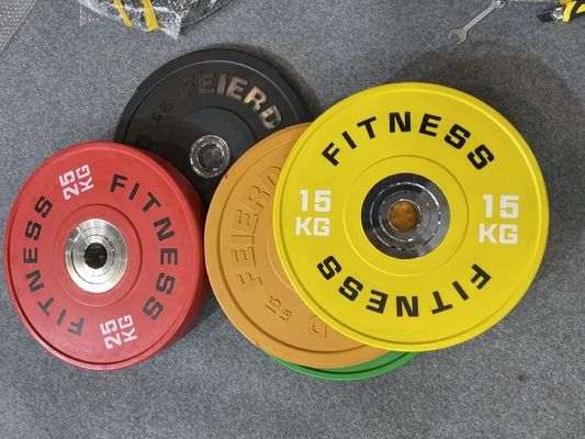 프로 헬스장비 판매용 구마로 코팅된 스틸 배머 무게판 2.5kg-25kg