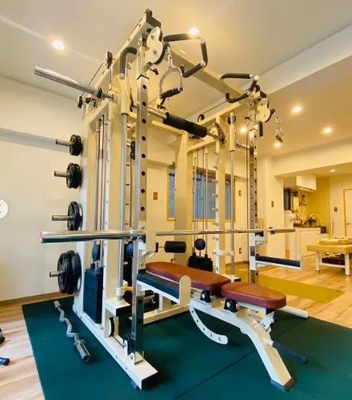 다기능 체육관 장비와 무게 스택 및 80 kg * 3 용량 상업용