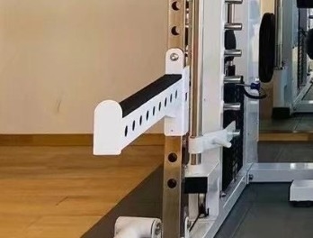 커스터마이즈 된 로고 상업용 체육관 장비 스쿼트 랙을위한 긴 팔 안전 바