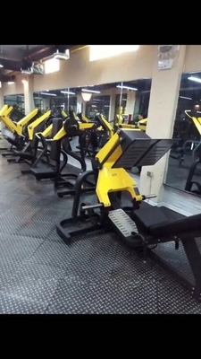 사용자 지정 로고 스틸 플레이트 로딩 체육관 피트니스 장비 45도 다리 프레스 기계