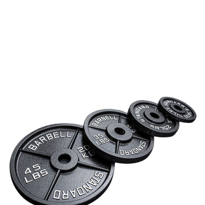 내구성 5kg 10kg 20kg 50kg Cast Iron Barbell 무게를 들어 올리는 판 상업용 및 가정용