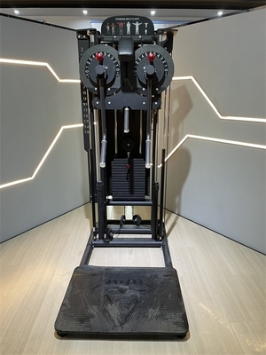 중간 로더 피트니스 운동 몸 어깨 측면 상승 서 있는 멀티 비행 핀 로딩 기계