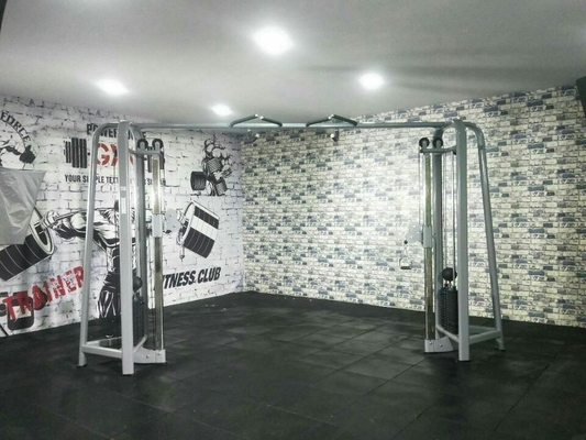 중간 로더 체육관 장비 조절 가능한 롤리 등 운동 쿼트 랙 케이블 크로스오버 기계