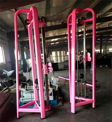 중간 로더 체육관 장비 조절 가능한 롤리 등 운동 쿼트 랙 케이블 크로스오버 기계