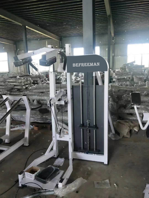 사용자 지정 로고 체육관 프로 피트니스 장비 핀 로딩 측면 상승 기계
