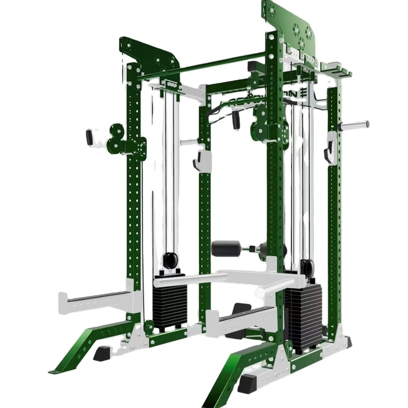 다기능 전력 랙 홈 체육관 피트니스 힘 훈련 무게 스택 3 * 80KG