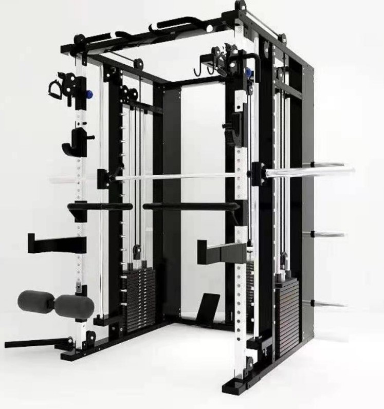 2200*1500*2200 홈 체육관 멀티 스테이션 파워 케이지 스쿼트 랙 웨이트 리프팅 스미스 머신