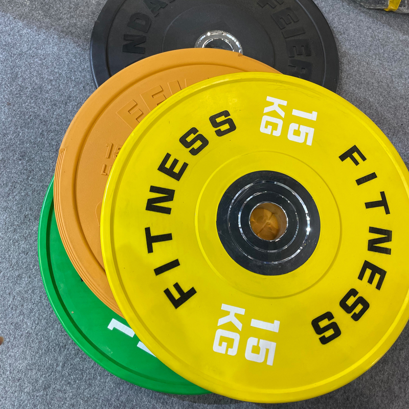 프로 헬스장비 판매용 구마로 코팅된 스틸 배머 무게판 2.5kg-25kg